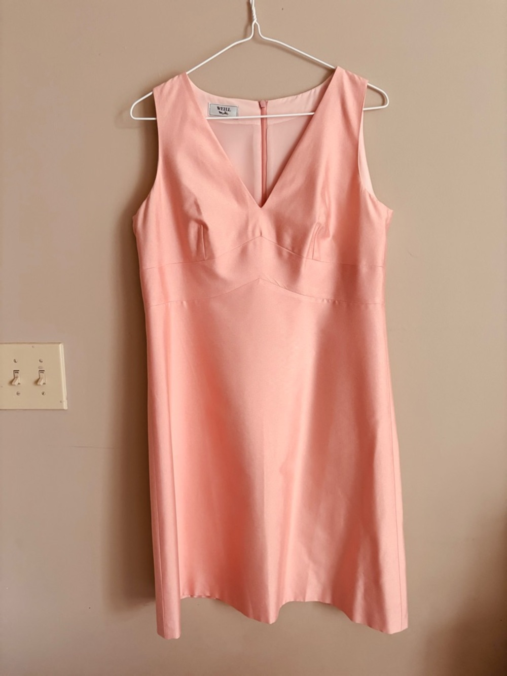 Weill Paris Blush Pink Cocktail Dress, NWOT